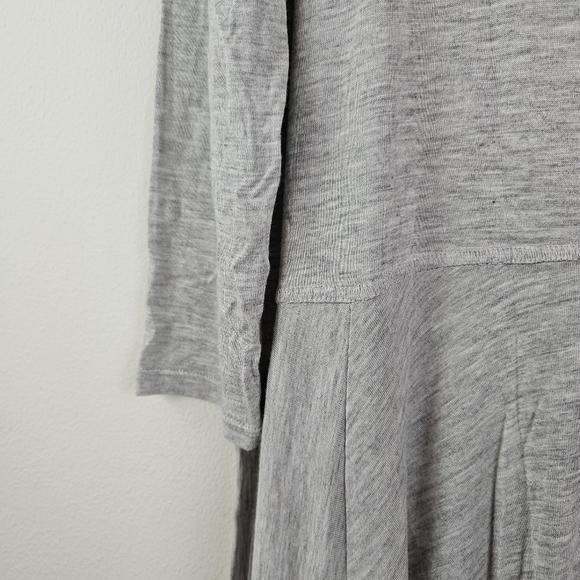 Free People Beach Jersey knit Oversized Tunic Top Size M/L gray - Picture 7 of 8